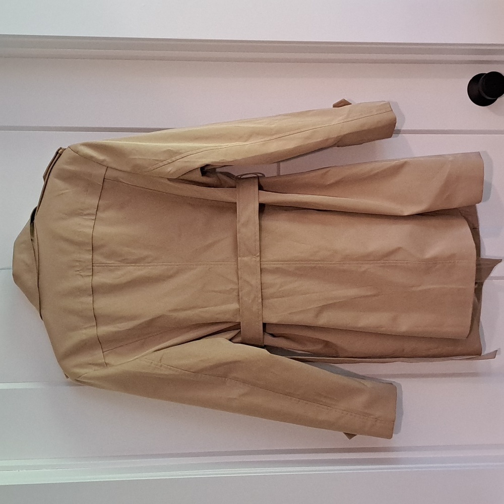 NWT Double-Breasted Waterproof Trench Coat With Belt (Khaki) - NANJUN - Picture 12 of 14